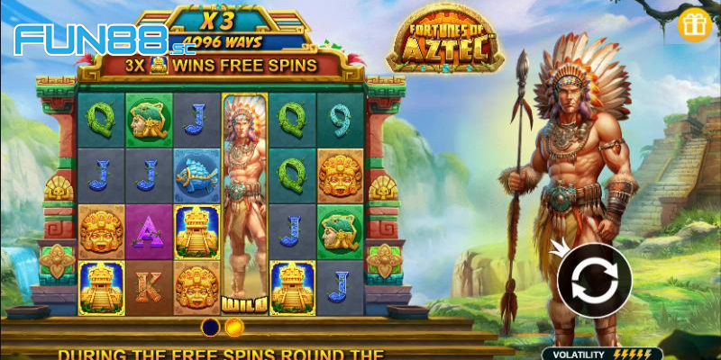 Cách giành chiến thắng trò chơi Fortunes of the Aztec tại Fun88