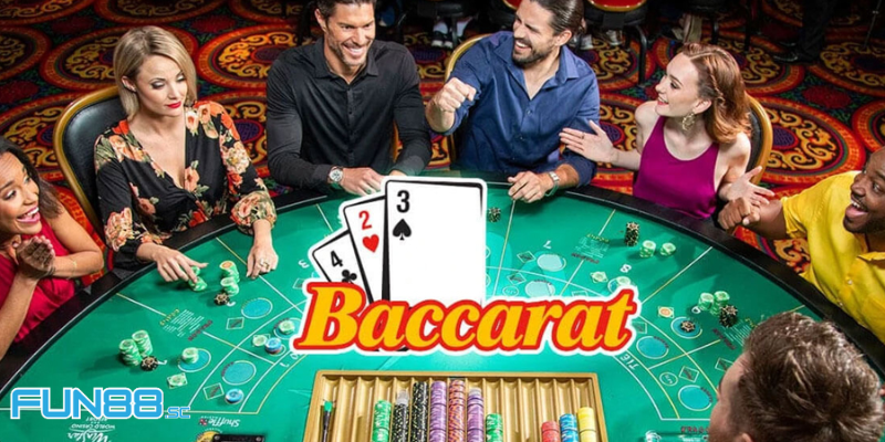 Luật rút bài cơ bản trong Baccarat Fun88