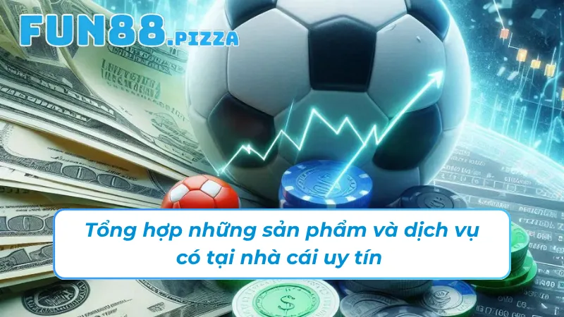 Những sản phẩm và dịch vụ Fun88 hiện đang cung cấp